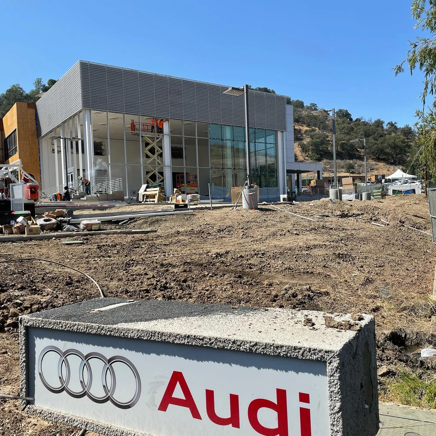 Audi Calabasas Retaining Walls project
